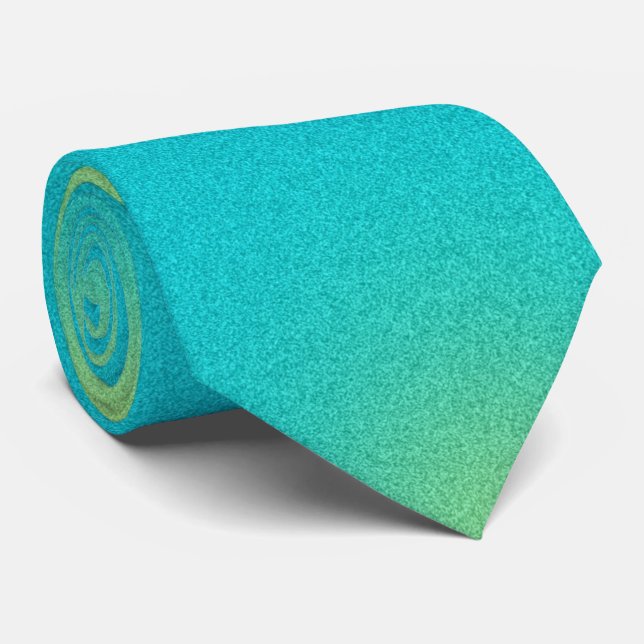 Cravate Motif esthétique de couleur vibrante (Roulé)