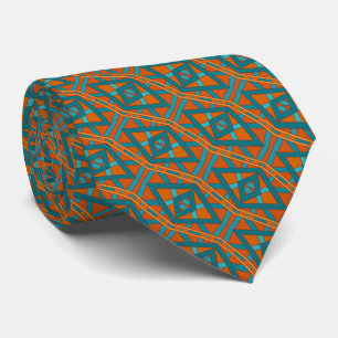 Cravate Motif et couleurs d'art de style sud-ouest américa