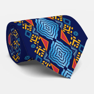 Cravate motif ethnique du sud-ouest