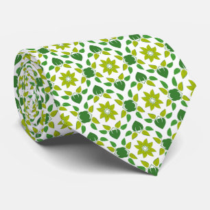 Cravate Motif Feuille, Motif De Feuilles, Feuilles Verts