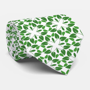 Cravate Motif Feuille, Motif De Feuilles, Feuilles Verts