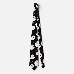 Cravate Motif Fille Fantôme