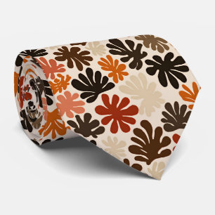Cravate Motif fleur Boho Matisse 