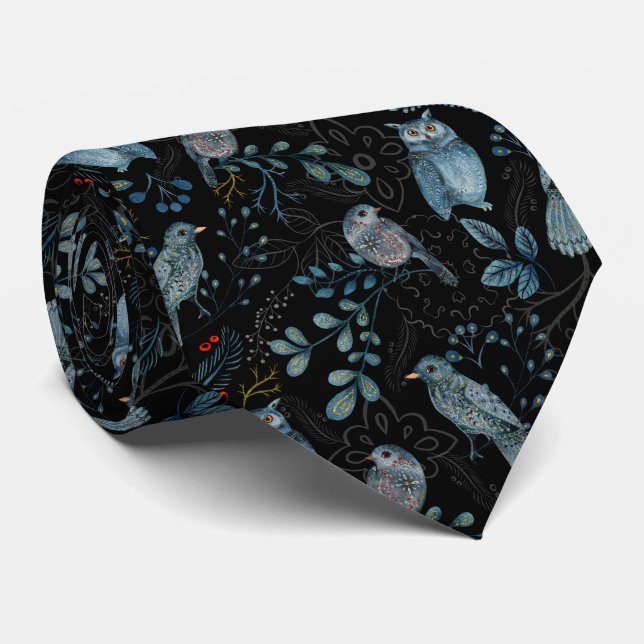 Cravate Motif floral et cachemire complexe (Roulé)