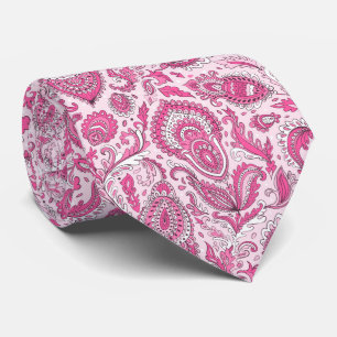 Cravate Motif floral paisley sans couture de style indien