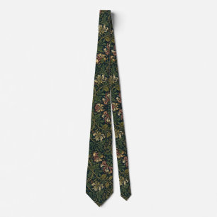 Cravate Motif floral vintage Chèvrefeuille de William Morr