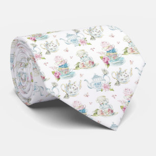 Cravate Motif floral vintage pour thé à la victorienne à m
