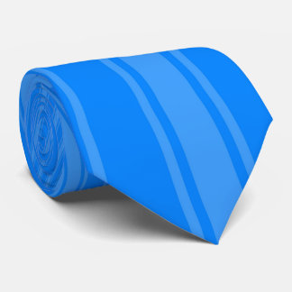 Cravate Motif funky rayure couleur azur