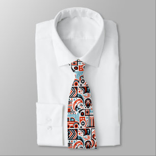 Cravate Motif Génératif du 4 Juillet
