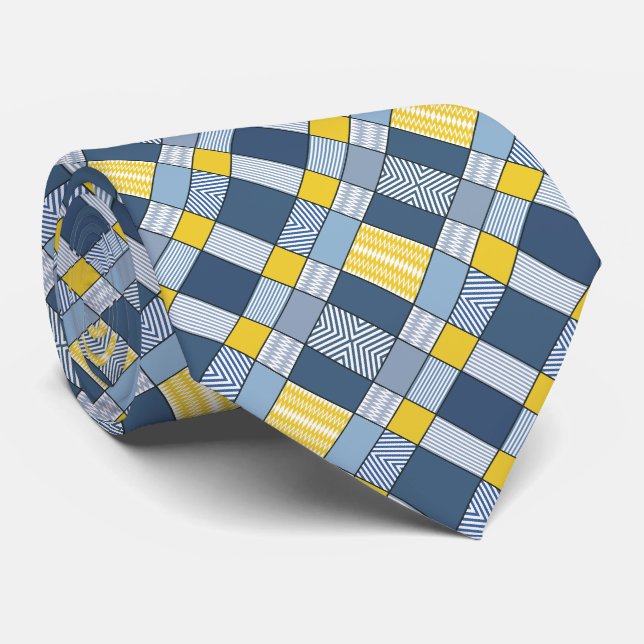 Cravate Motif géométrique (Roulé)