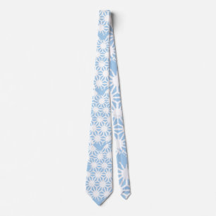 Cravate Motif géométrique bleu pâle