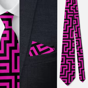 Cravate Motif géométrique coloré