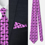 Cravate Motif géométrique coloré<br><div class="desc">Motif géométrique coloré.</div>