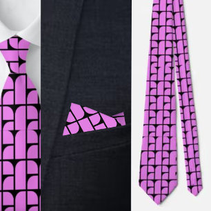 Cravate Motif géométrique coloré