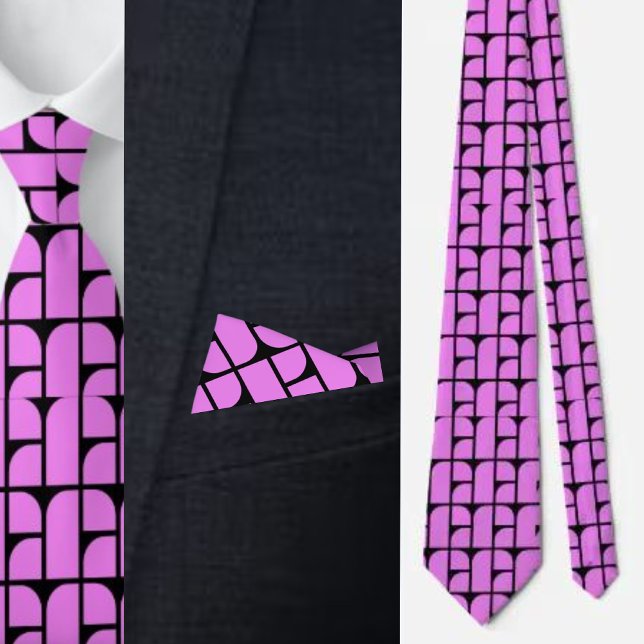 Cravate Motif géométrique coloré (Créateur téléchargé)