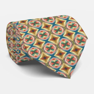 Cravate Motif géométrique de blocs de couleurs d'art pop r