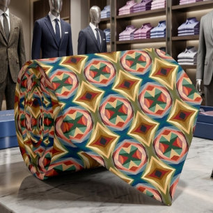 Cravate Motif géométrique de blocs de couleurs d'art pop r