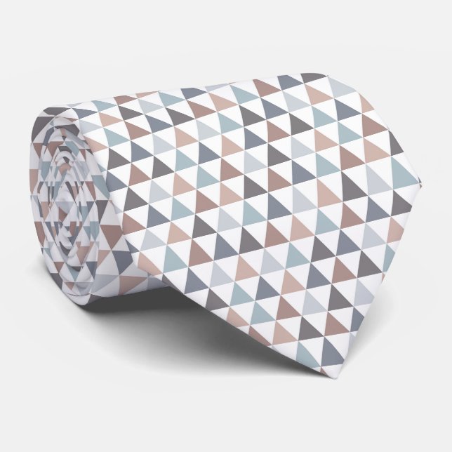 Cravate Motif géométrique minimaliste (Roulé)