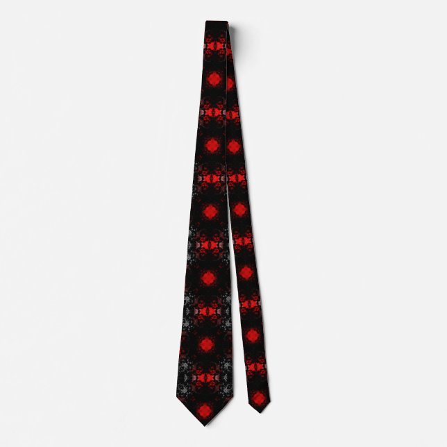 Cravate Motif gothique de signature (Devant)