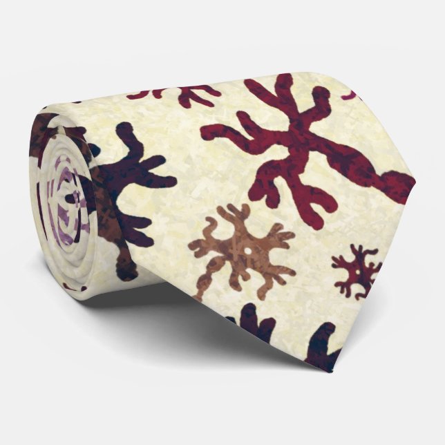 Cravate Motif Graphique (Roulé)