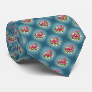 Cravate Motif graphique floral
