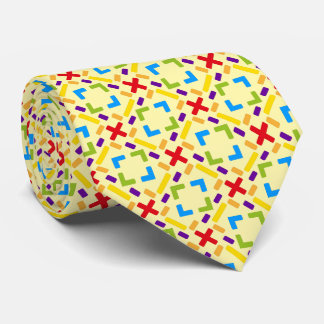 Cravate Motif graphique motif arc-en-ciel