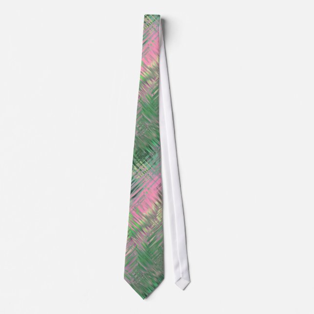 Cravate Motif Jade Green Crystal Gel (Devant)