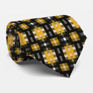 Cravate Motif jaune et noir