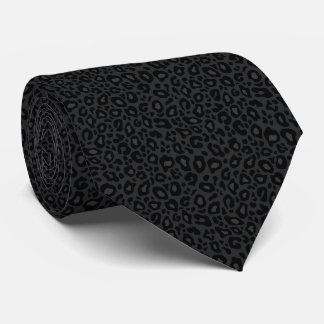 Cravate motif léopard