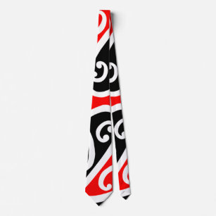 Cravate Motif maori 2 de Kowhaiwhai