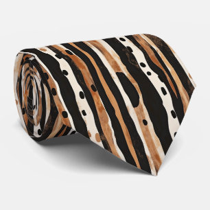Cravate Motif mignon de carapace de tortue