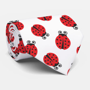 Cravate Motif mignon de coccinelle