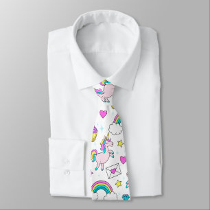 Cravate Motif mignon de licorne