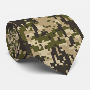 Cravate Motif militaire classique de Digitals Camo