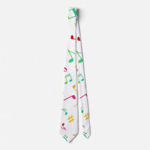 Cravate Motif musical