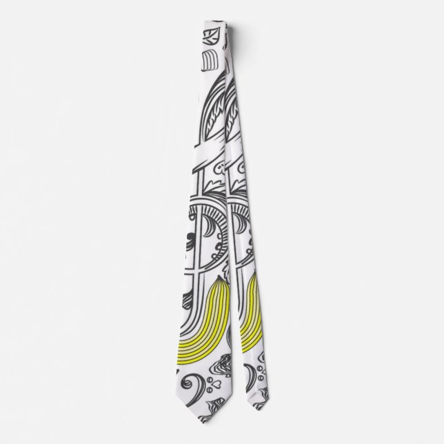 Cravate Motif musical (Devant)