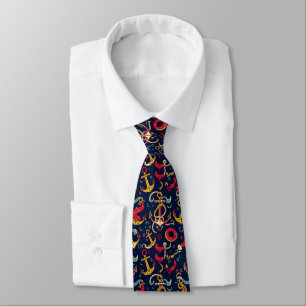 Cravate Motif nautique