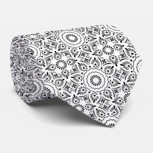 Cravate Motif noir turc arabe indien ethnique