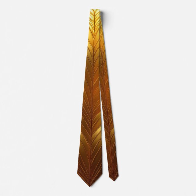 Cravate Motif or brillant (Devant)