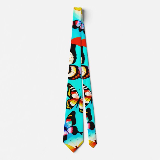 Cravate Motif papillon (Devant)