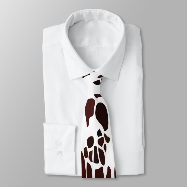 Cravate Motif peau de girafe (Attaché)