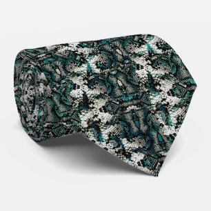 Cravate Motif Peau de Serpent