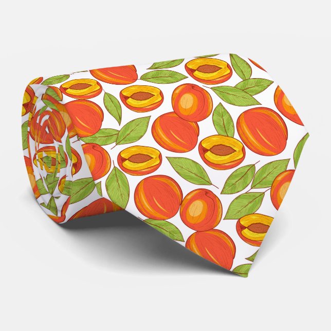 Cravate Motif pêche d'été (Roulé)