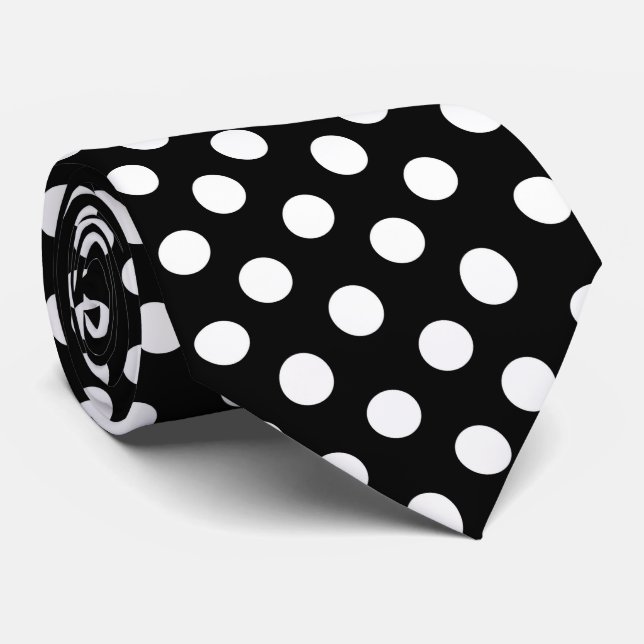 Cravate Motif Polka Dot (Roulé)