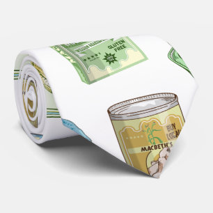 Cravate Motif potion de sorcière double double