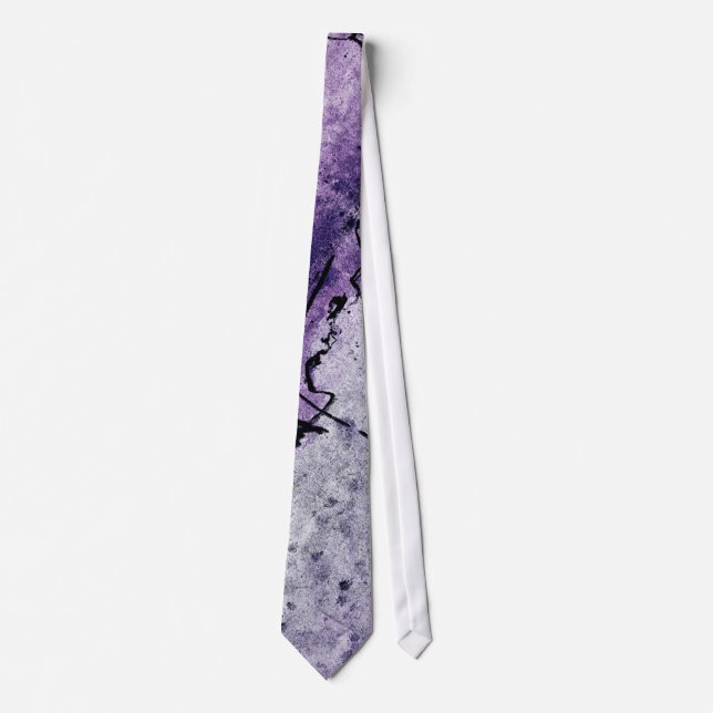 Cravate Motif pourpre (Devant)