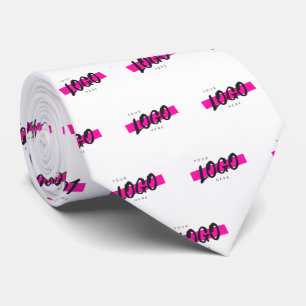 Cravate Motif promotionnel du logo d'entreprise personnali