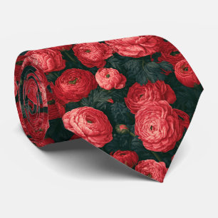 Cravate Motif Ranunculus Garçon D'Honneur Mari Budget Wedd