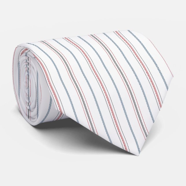 Cravate Motif rayé élégant. (Roulé)