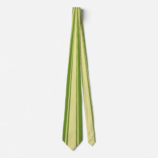 Cravate Motif rayure funky vert